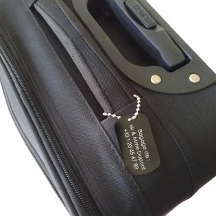 Personalized luggage/suitcase tag