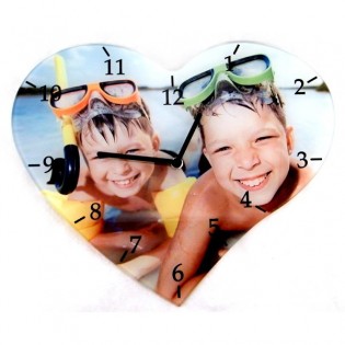 Personalized clock - Large Format | Heart