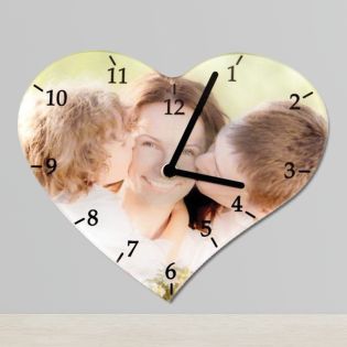 Personalized clock - Large Format | Heart