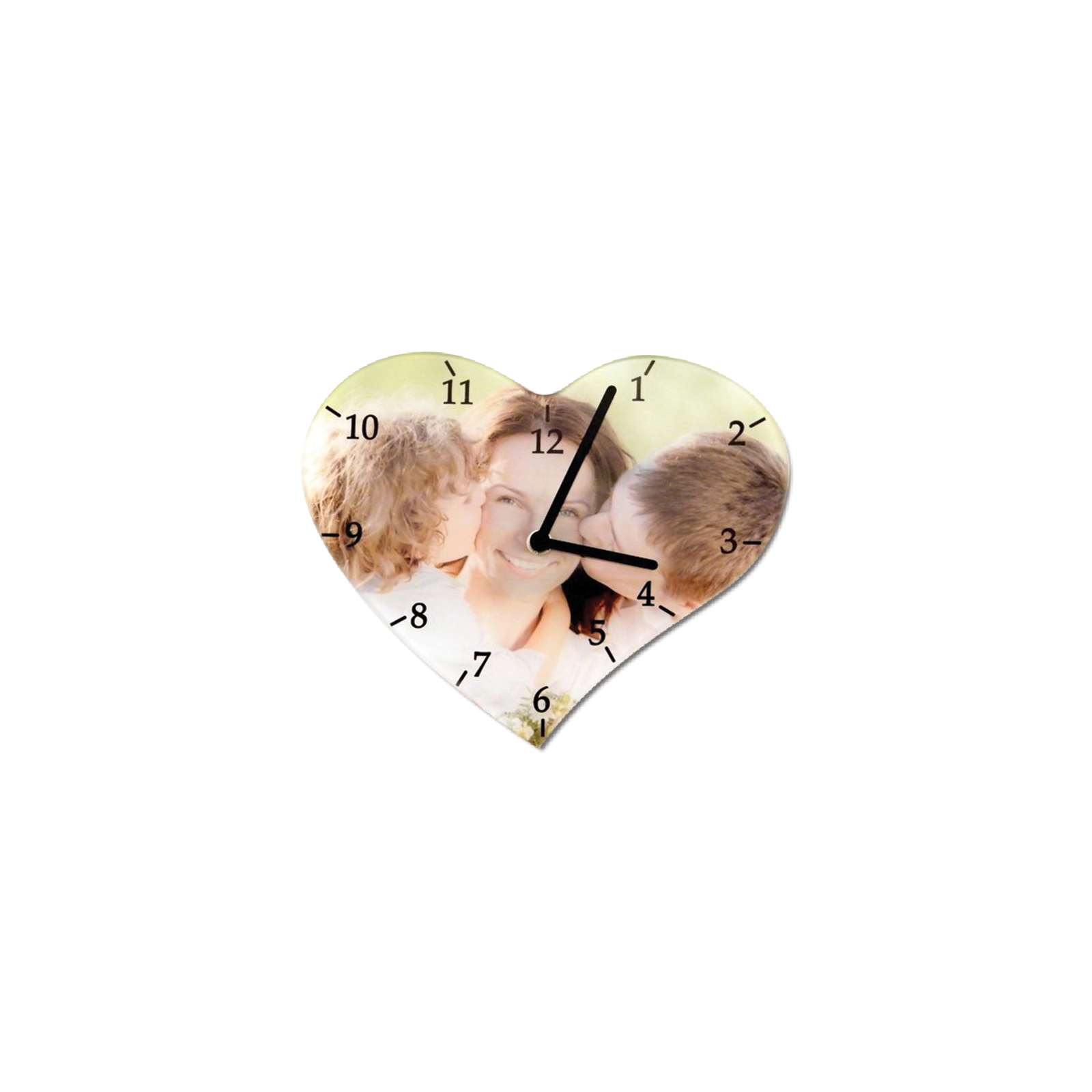 Horloge personnalisée - Grand Format | Cœur