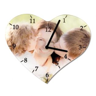 Personalized clock - Large Format | Heart