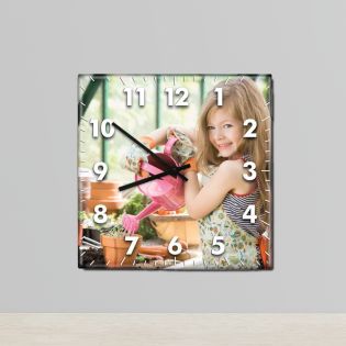 Personalized clock 20 cm | Square