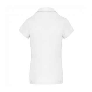 Personalized white women's polo shirt - Mother's Day | The most beautiful