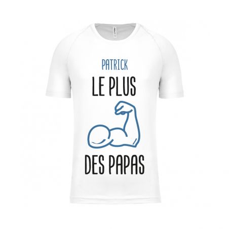 Tee-shirt sport personnalisé Homme | Fête des pères