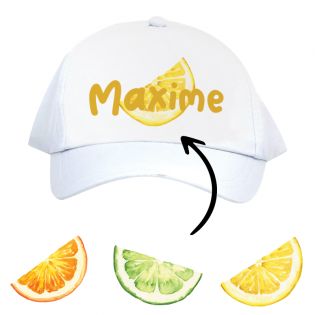 Casquette personnalisée | Modèle Agrume