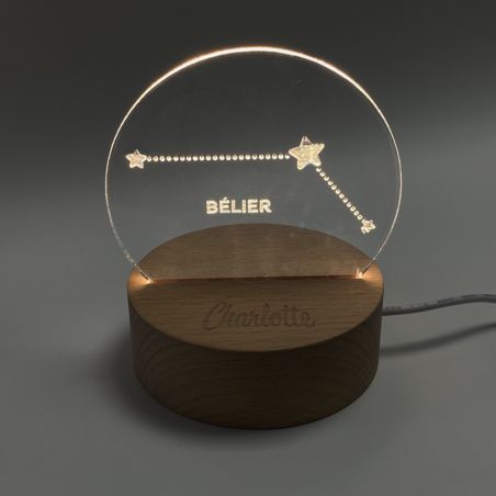 Personalized 3D bedside lamp | Astrological Signs · Constellation