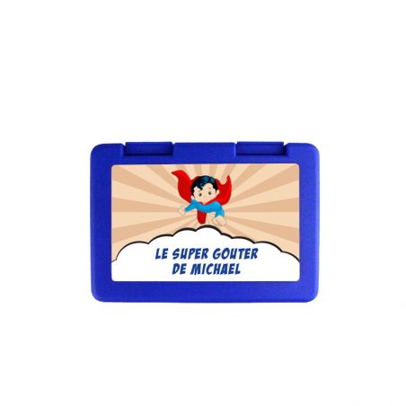 Personalized snack box · Super Goûter | Blue