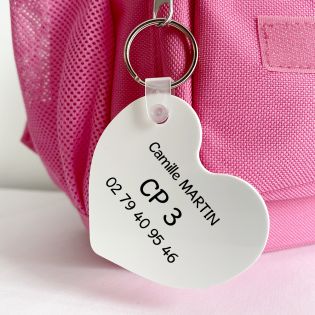 Child key ring | Heart