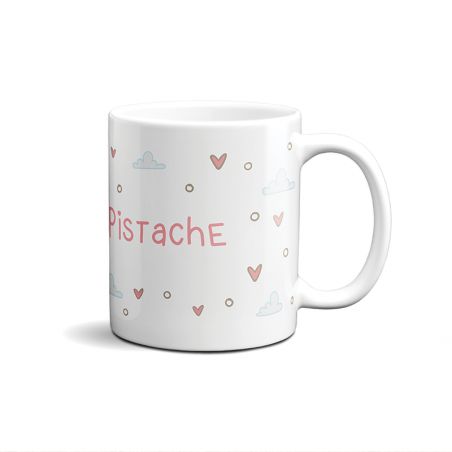 Personalized cat mug first name + photo