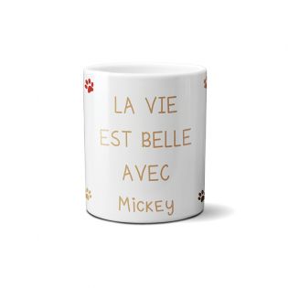 Mug personnalisé chien humoristique