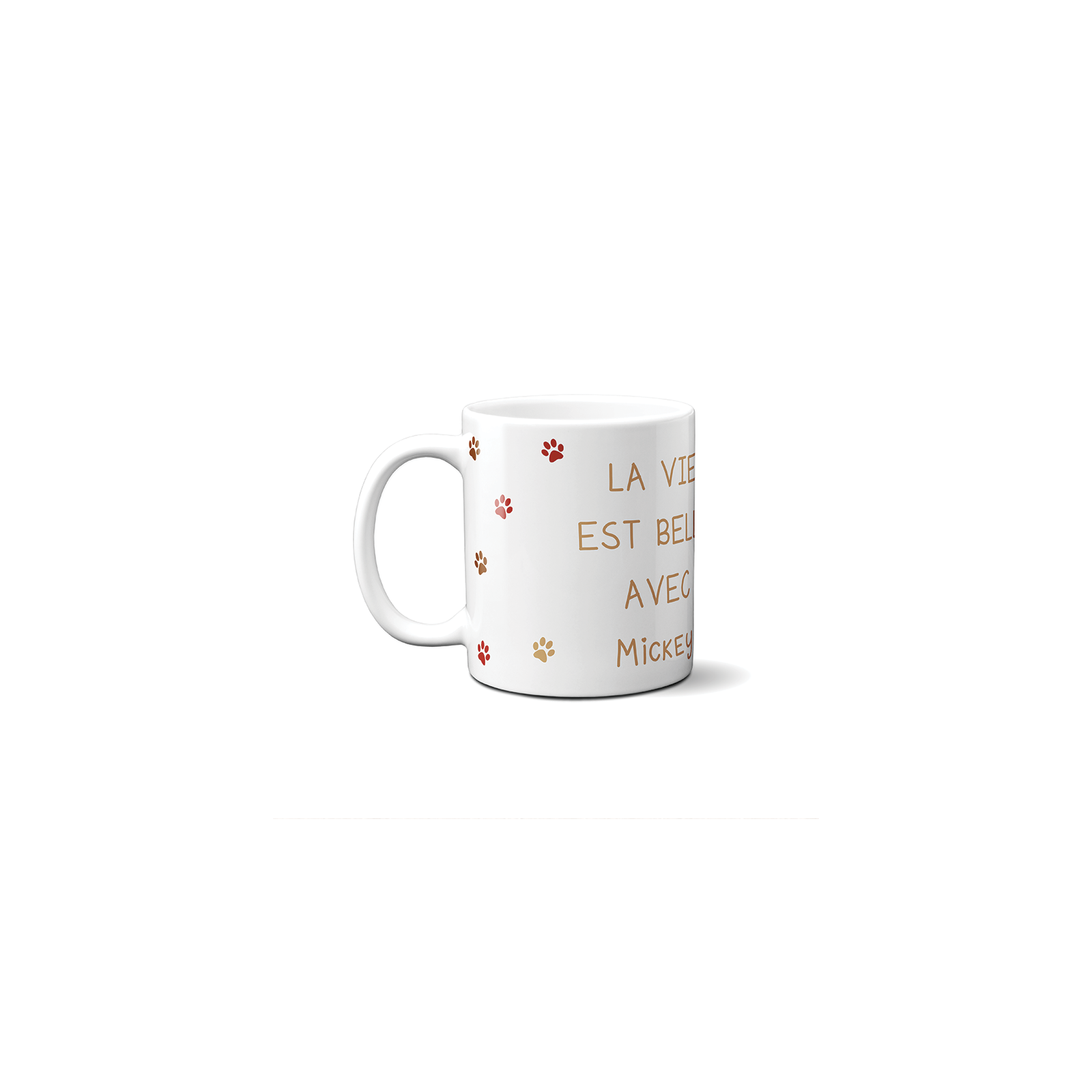 Mug personnalisé chien humoristique