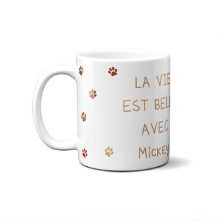 Personalized humorous dog mug