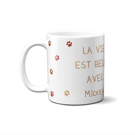 Mug personnalisé chien humoristique