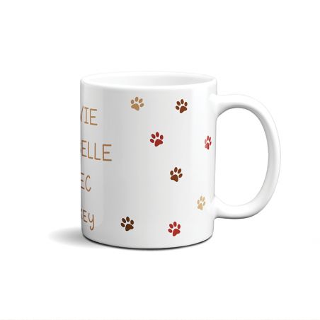 Mug personnalisé chien humoristique