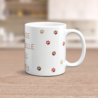 Mug personnalisé chien humoristique