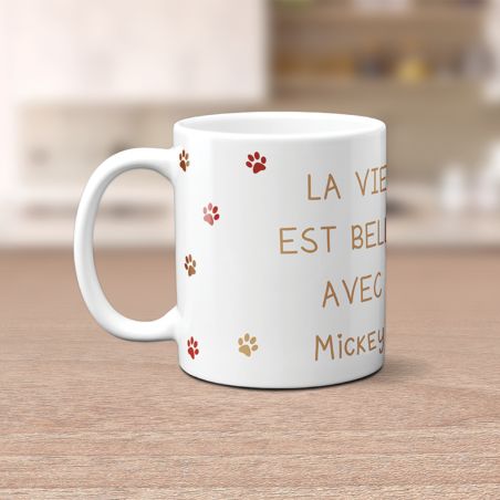 Mug personnalisé chien humoristique