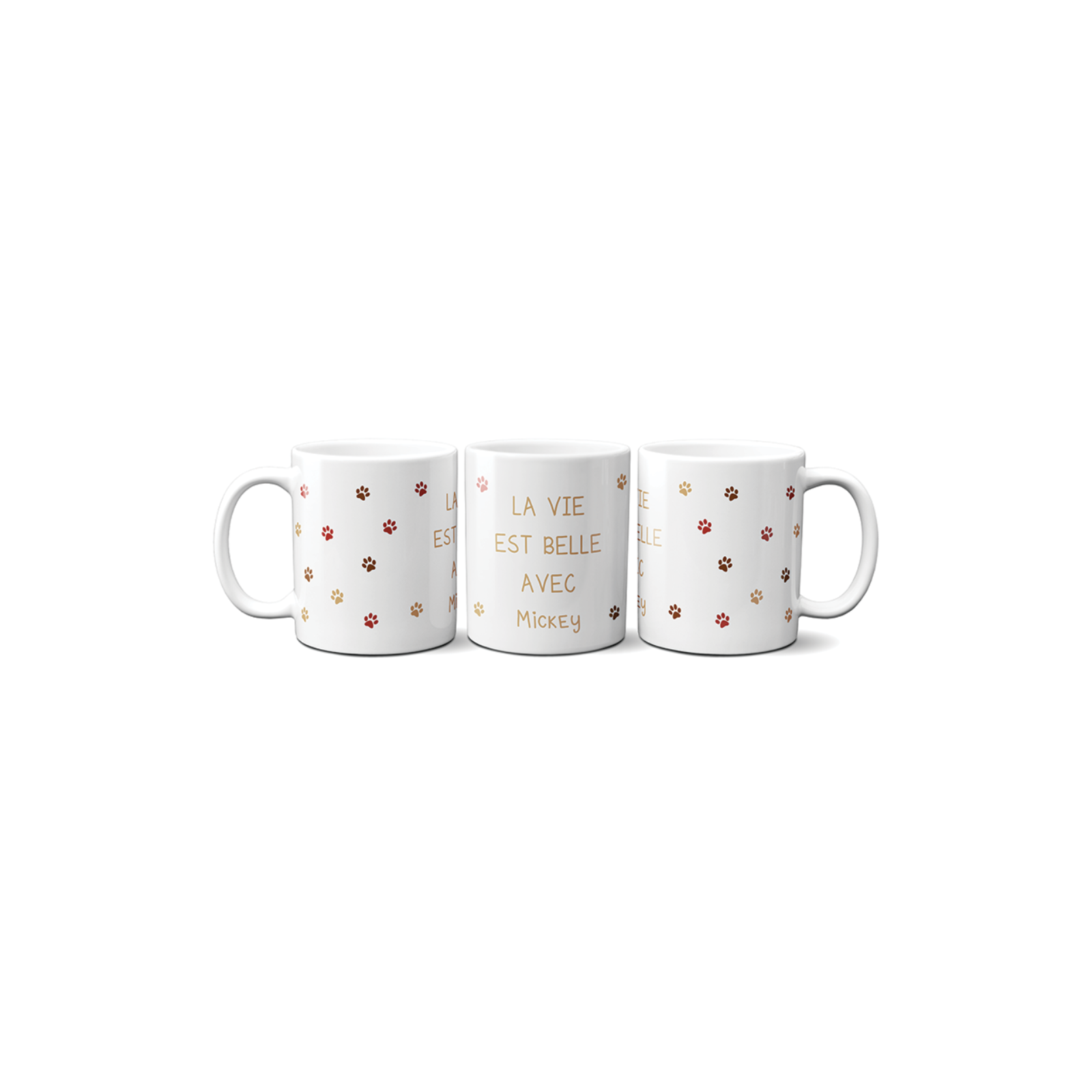 Mug personnalisé chien humoristique