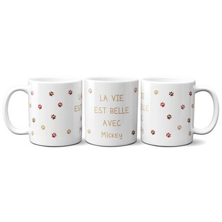 Mug personnalisé chien humoristique