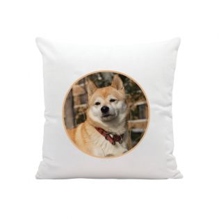 Personalized white cushion - Text and/or Photo | Square 40 x 40 cm