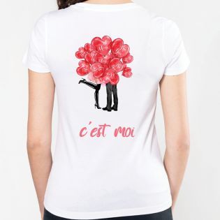 Customizable V-neck t-shirt | Women