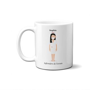 ▷ Mug infirmière - Tasse personnalisée - Cadeau original