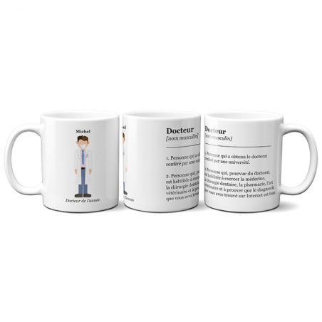 Mug original personnalisé | Définition Médecin