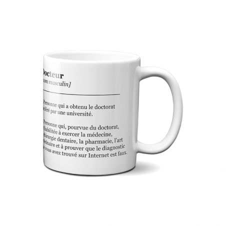 Mug original personnalisé | Définition Médecin