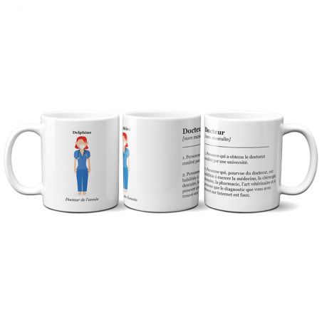 Mug original personnalisé | Définition Médecin