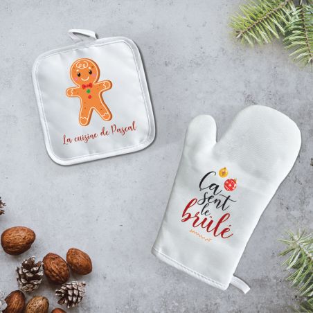 Kitchen Kit - Personalized cooking glove + Potholder