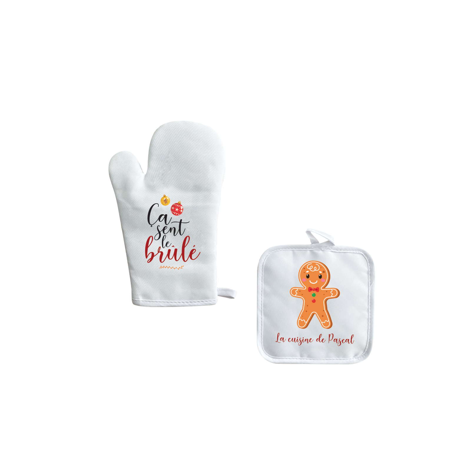 Kitchen Kit - Personalized cooking glove + Potholder