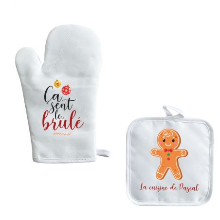 Kitchen Kit - Personalized cooking glove + Potholder