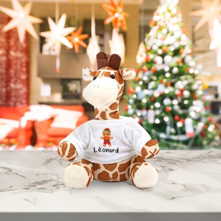 NOËL |Peluche personnalisée | Girafe