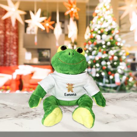 CHRISTMAS |Personalized plush | Frog