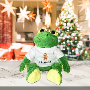 CHRISTMAS |Personalized plush | Frog