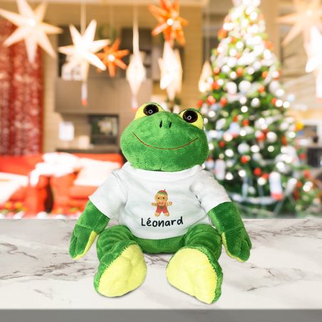 CHRISTMAS |Personalized plush | Frog