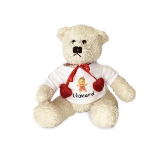 CHRISTMAS | Personalized plush | Bear heart