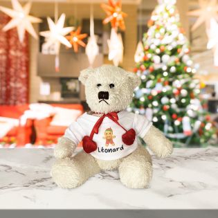 CHRISTMAS | Personalized plush | Bear heart