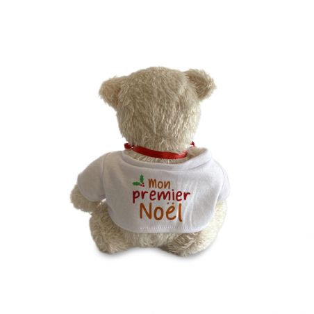 NOËL | Peluche personnalisée | Ours cœur