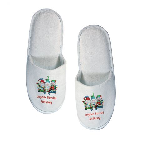 CHRISTMAS | Personalized slippers