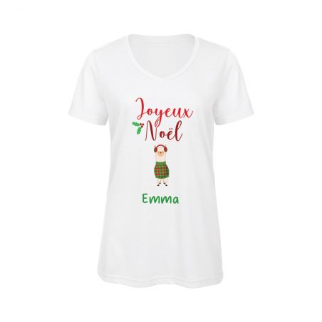 Customizable V-neck t-shirt | Women