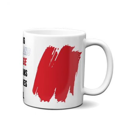 Personalized mug · Blue white red blood flows through my veins