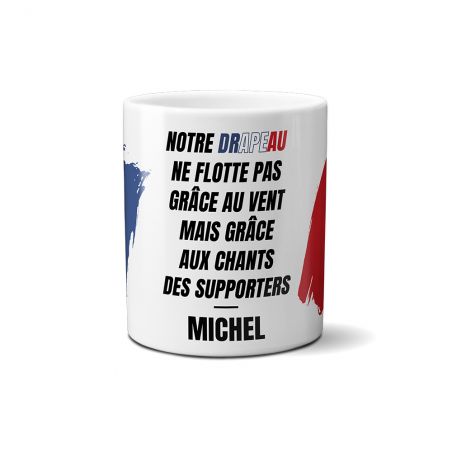 Personalized mug · Songs of French supporters