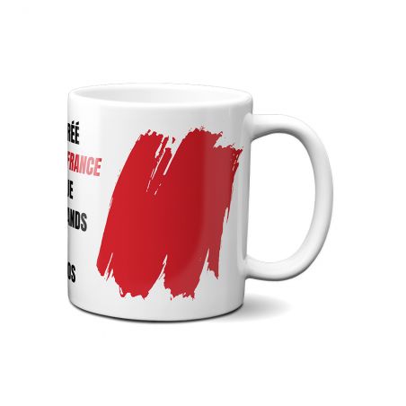 Personalized mug · French team supporter accessory