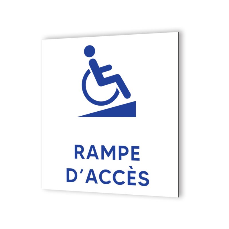 Panneau Signalétique En Dibond · Modèle Rampes Daccès Pmr 