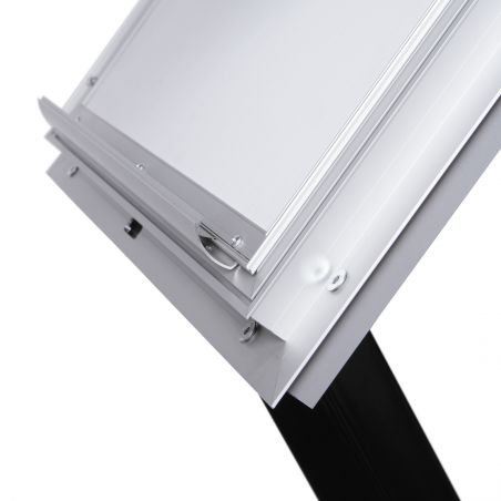 Porte-menu Premium LED Extérieur A2 (4 x A4) Noir