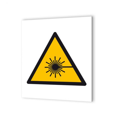 Panneau signalétique - Pictogramme de sécurité en Dibond 20 x 20 cm | Incendie