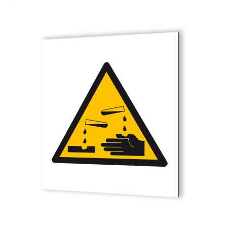 Panneau signalétique - Pictogramme de sécurité en Dibond 20 x 20 cm | Incendie