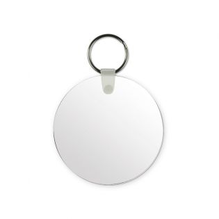 Personalized car key ring Text and Photo | Round