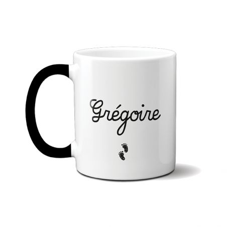 Tasse magique thermoréactive modèle Annonce Grossesse pour Futur Papa Personnalisée