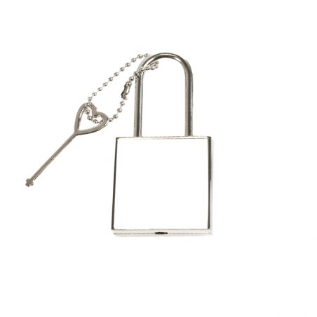 Personalized photo padlock | Square